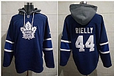 Maple leafs 44 Morgan Rielly Blue All Stitched Pullover Hoodie,baseball caps,new era cap wholesale,wholesale hats